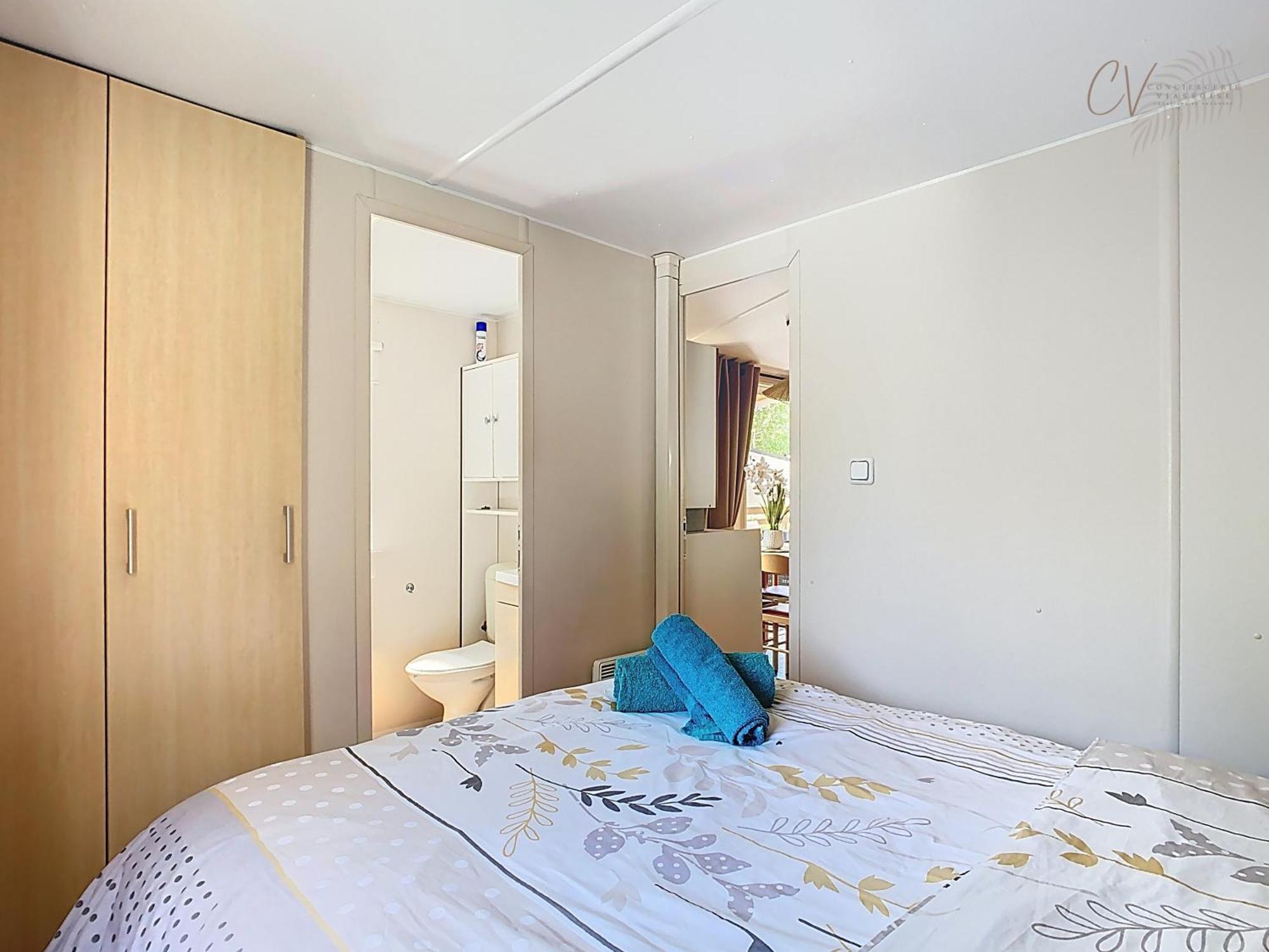 Grand Mobil Home 3Chbr 2Sdb Camping La Carabasse Vias Εξωτερικό φωτογραφία