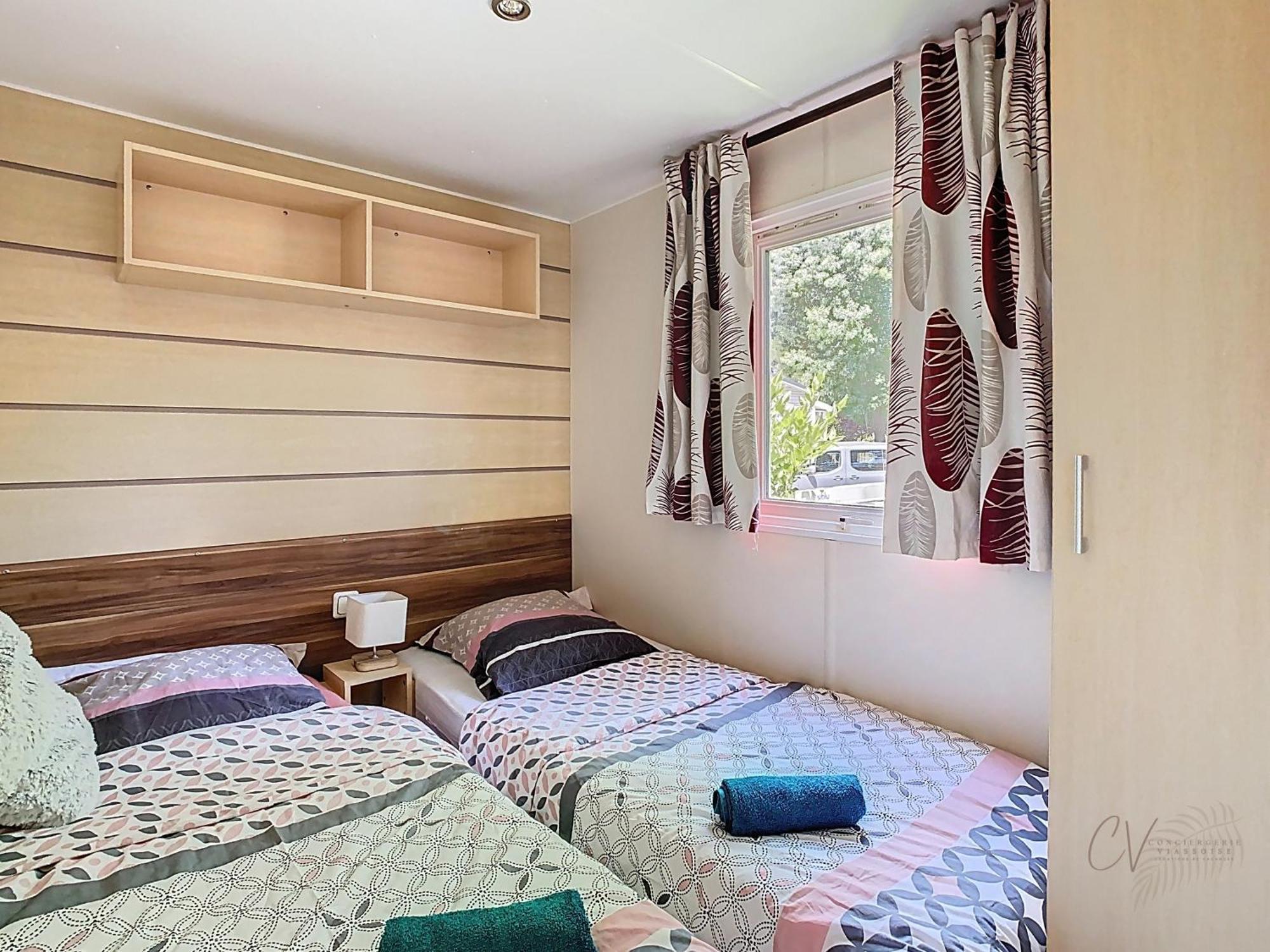 Grand Mobil Home 3Chbr 2Sdb Camping La Carabasse Vias Εξωτερικό φωτογραφία