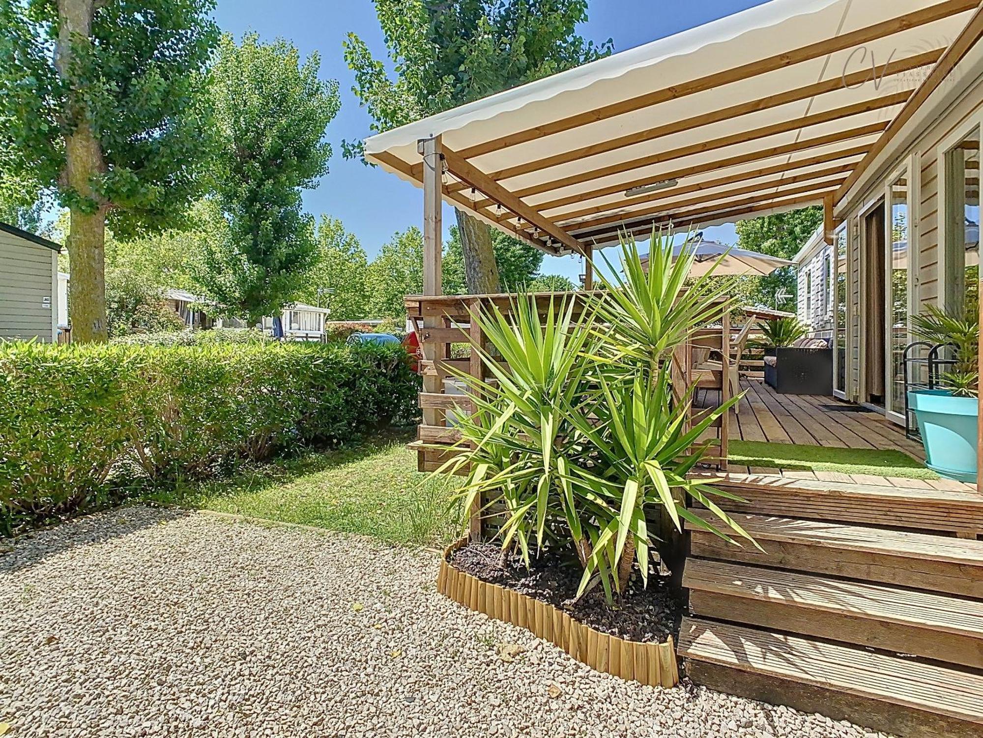 Grand Mobil Home 3Chbr 2Sdb Camping La Carabasse Vias Εξωτερικό φωτογραφία